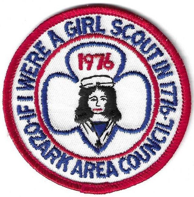 If I Were a GS in 1776 Bicentennial Patch (Ozark Area GSC)