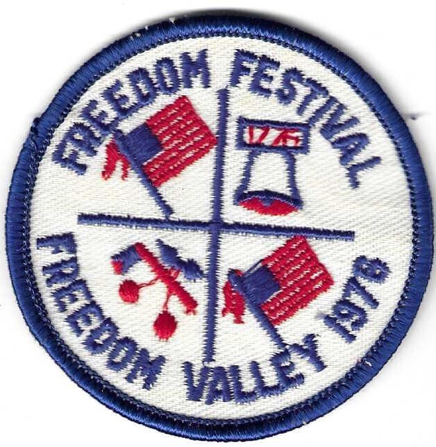 Freedom Festival 1976 Bicentennial Patch (Freedom Valley GSC)