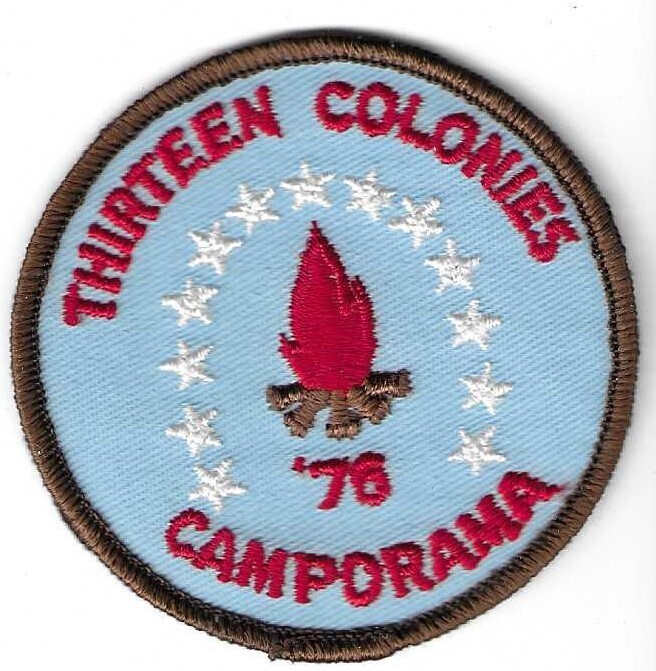Thirteen Colonies Camporama Bicentennial Patch (council unknown)