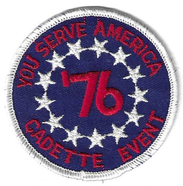 Cadette Event 76 Bicentennial Patch (council unknown)