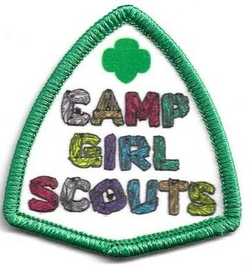 Camp Girl Scouts fun patch