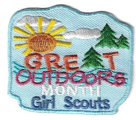 Great Outdoors Month fun patch (GSUSA)