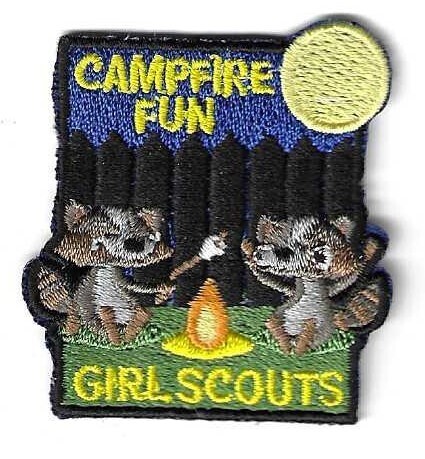 Campfire fun Girl Scouts patch (GSUSA)