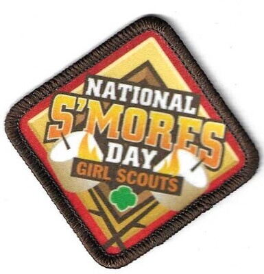 National Smores Day fun patch (GSUSA)