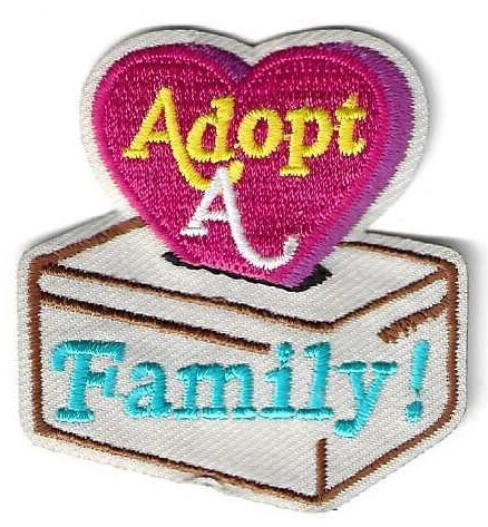 Adopt a Family fun patch (Generic)