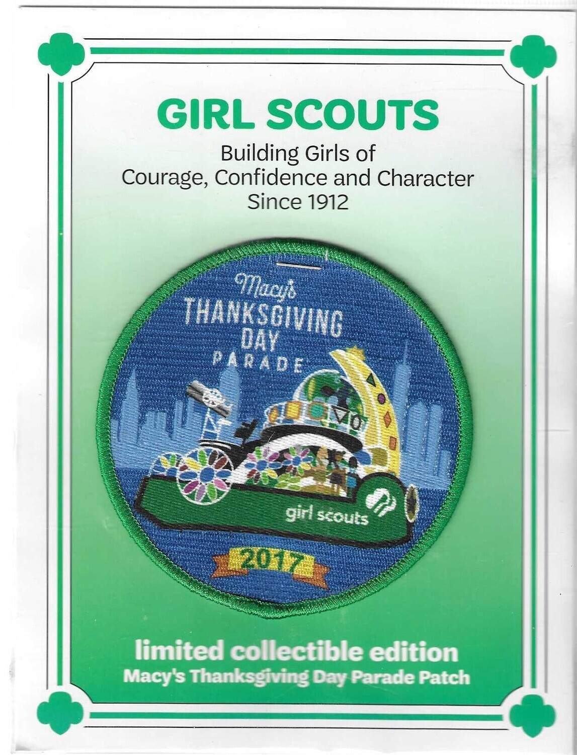 2017 Macy's Thanksgiving Day Parade LED collectors patch