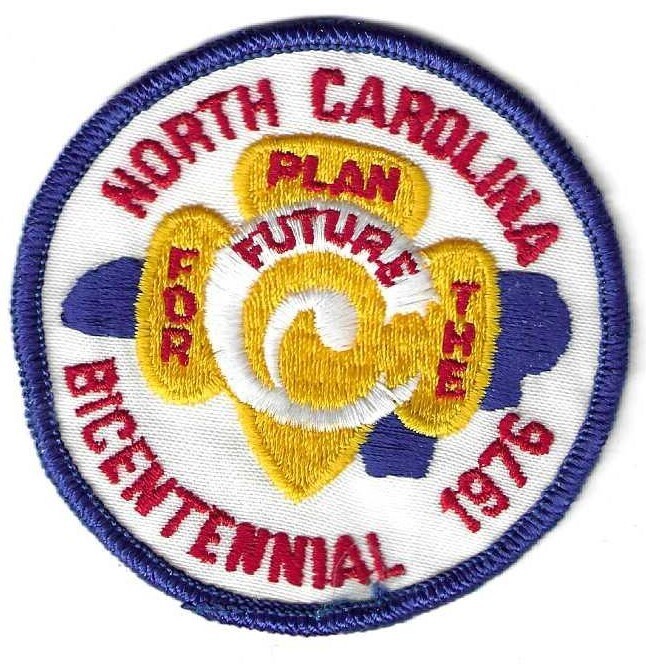 North Carolina 1976 Bicentennial Patch Council unknown
