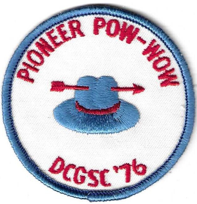 Pioneer Pow=wow 76 Bicentennial Patch DCGSC