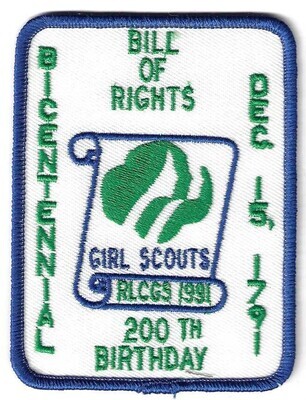1991 Bill of Rights Bicentennial BLGSC