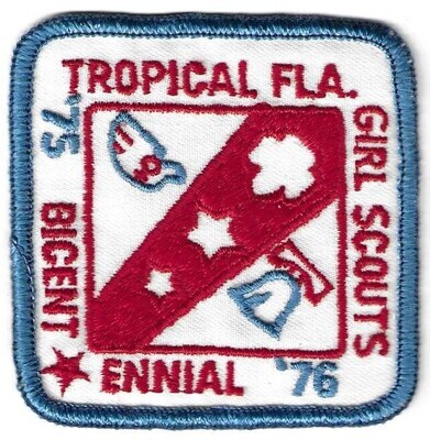 75-76 Bicentennial Patch Tropical Florida GSC