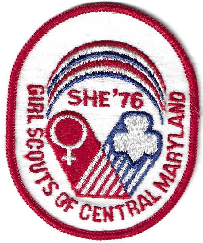 She &#39;76 Bicentennial Patch GS of Central Md
