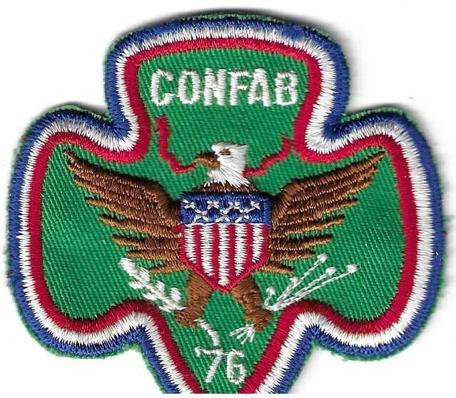 Confab 76 Bicentennial Patch Council Unknown