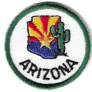 Arizona Council own Junior Badge (Original) Arizona Cactus Pine