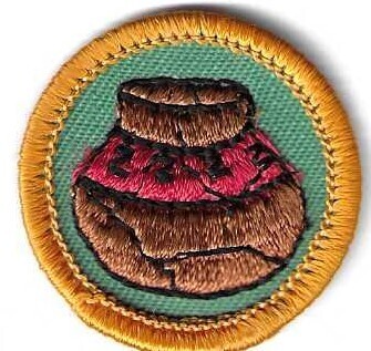 Ceramics Buckeye Trails Council own Junior Badge (Original)