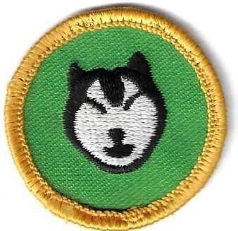 Dog Mushing Farthest North Council own Junior Badge (Original)