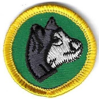 Dog Sledding GS of Alaska Council own Junior Badge (Original)