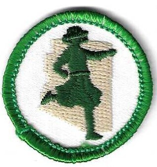 GS History Az Cactus Pine Council own Junior Badge (Original)