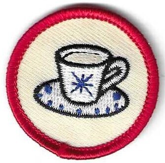 Tea Time unknown Troop&#39;s own Junior Badge (Original)