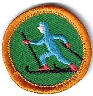 Cross Country Skiing GS of Alaska council own Junior Badge (Original)