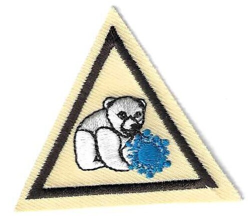 Climate Change Va Skyline Council own Brownie Badge (Original)