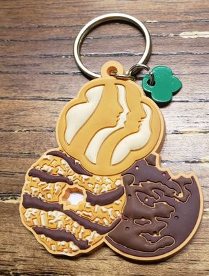 PVC Cookie Key Ring, Generic