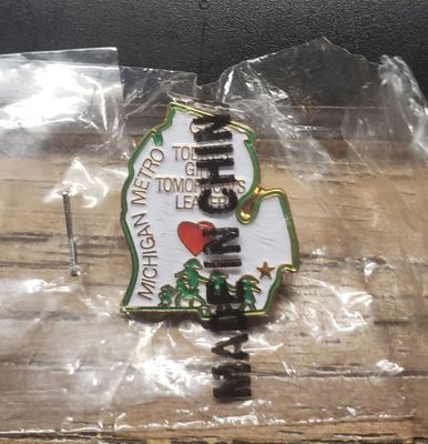 Council Pin Michigan Metro  MI (Mitten shape)