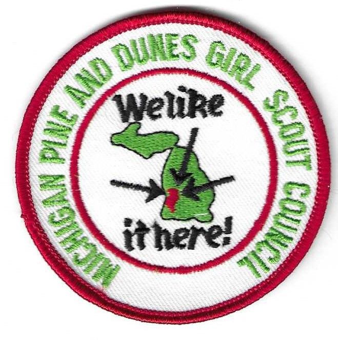 Michigan Pine and Dunes GSC council patch (MI)