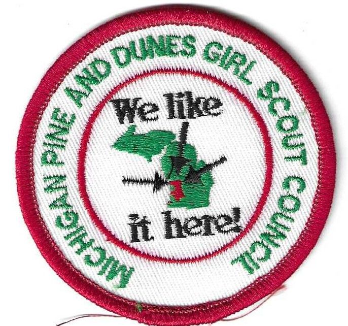 Michigan Pine and Dunes GSC council patch (MI)