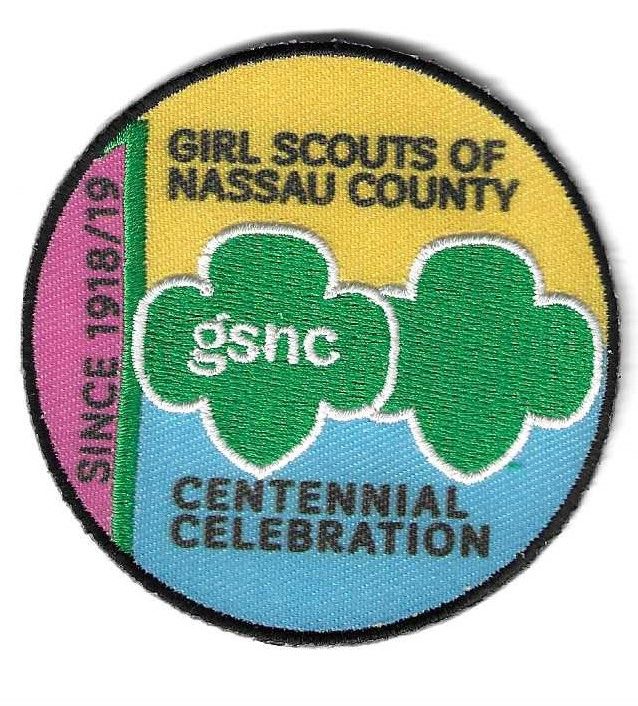 Nassau Council (GS of) 100th council anniversary council patch (NY)