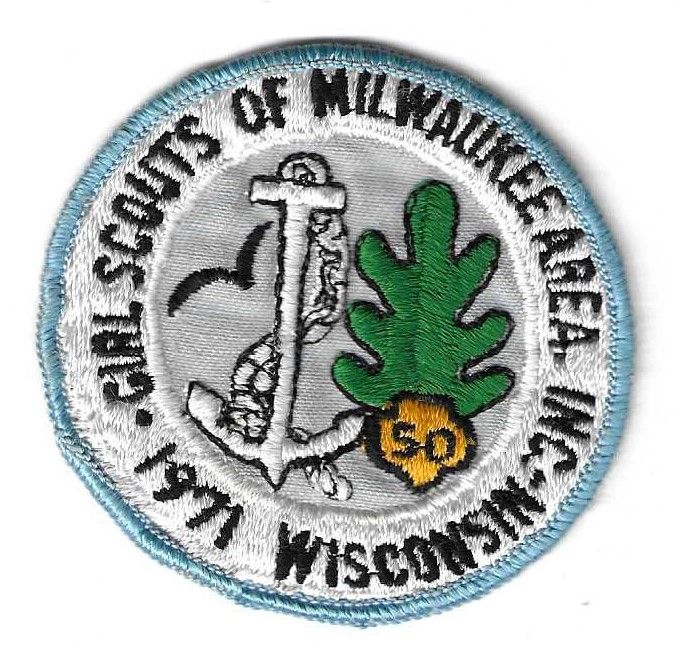 Milwaukee Area 50th anniversary 2  council patch (WI)