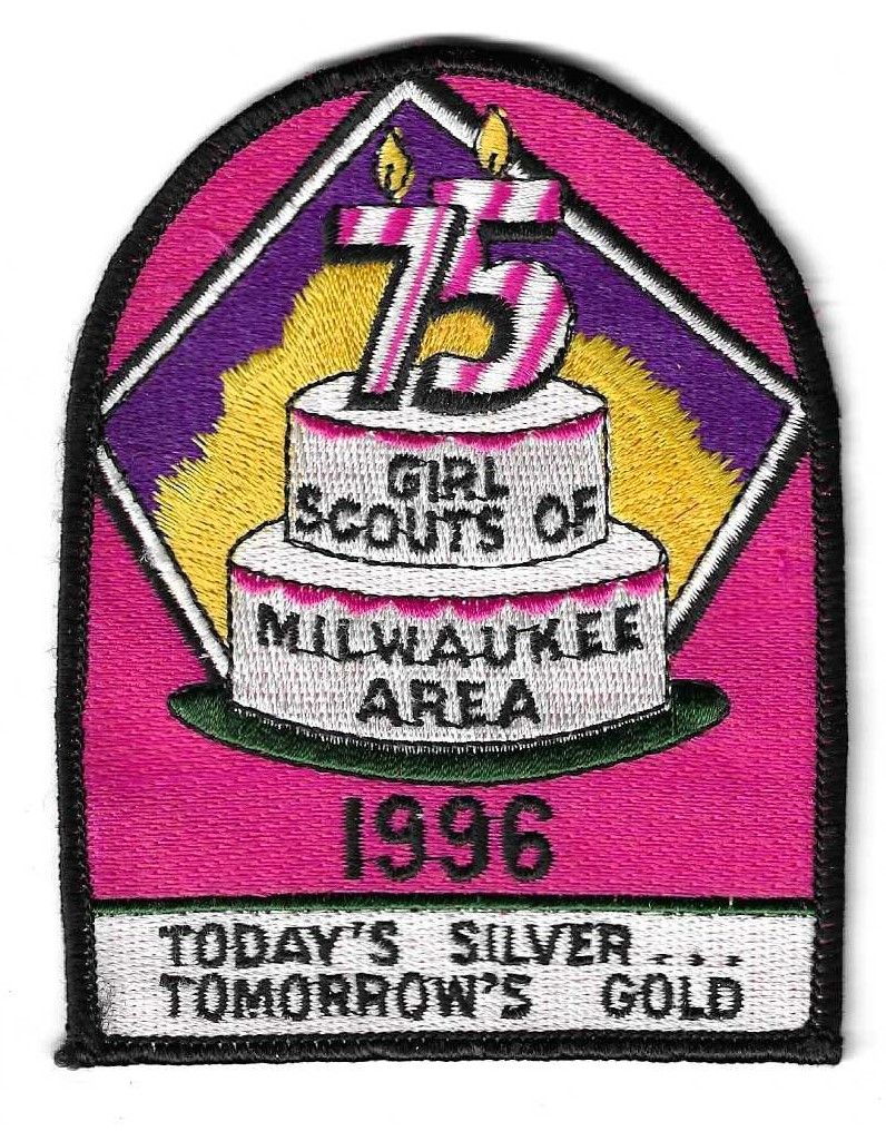 Milwaukee Area 75th anniversary council patch (WI)