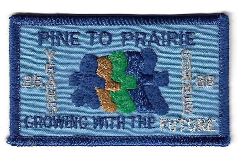 Pine to Prairie GSC 25th anniversary council patch (ND)
