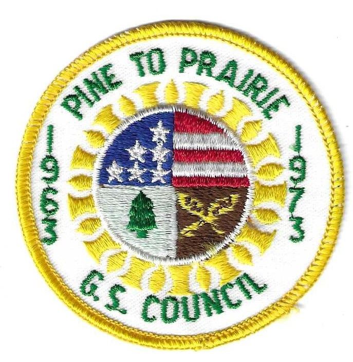 Pine to Prairie GSC 10th anniversary council patch (ND)
