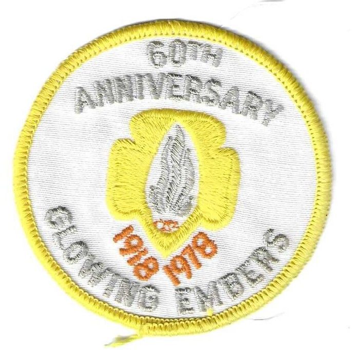 Glowing Embers GSC 60th Anniversary council patch (MI)