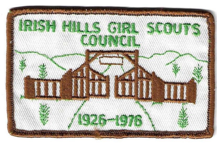 Irish Hills GSC 50th anniversary council patch (MI)