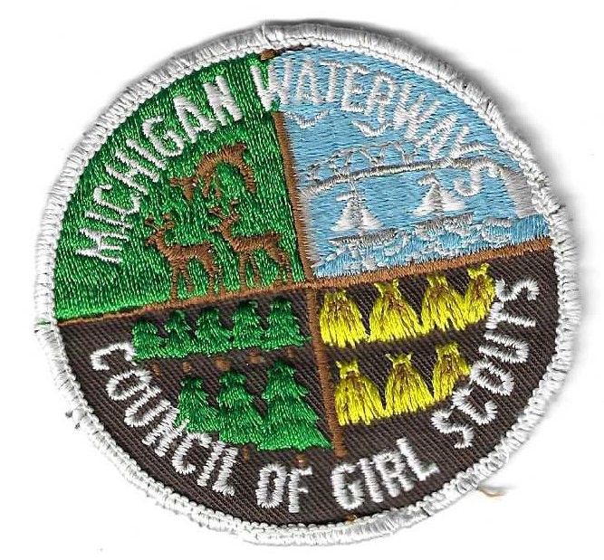 Michigan Waterways Council of GS council patch (MI)