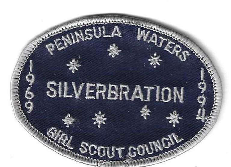 Peninsula Waters GSC 25th anniversary council patch (MI)