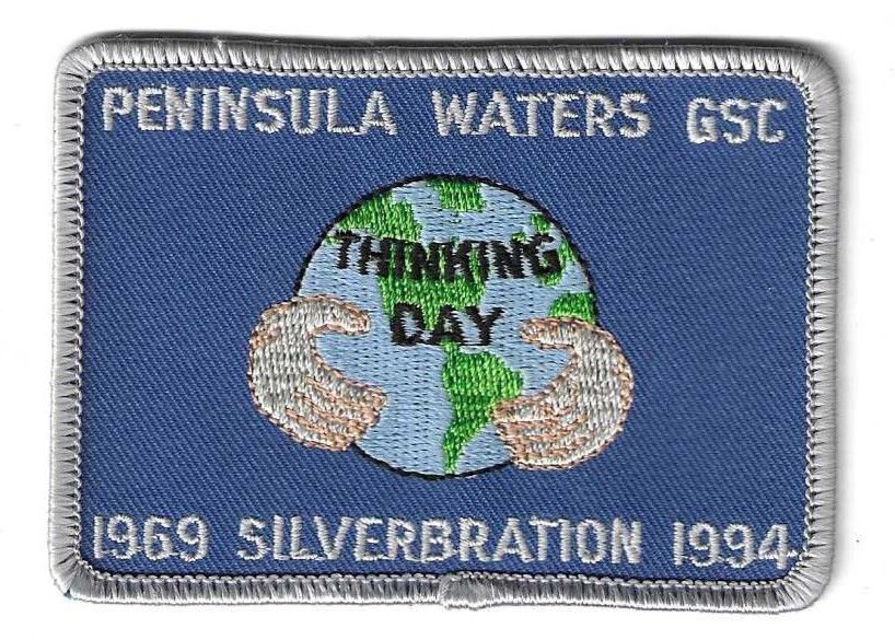 Peninsula Waters GSC 25th anniversary event (T Day) council patch (MI)
