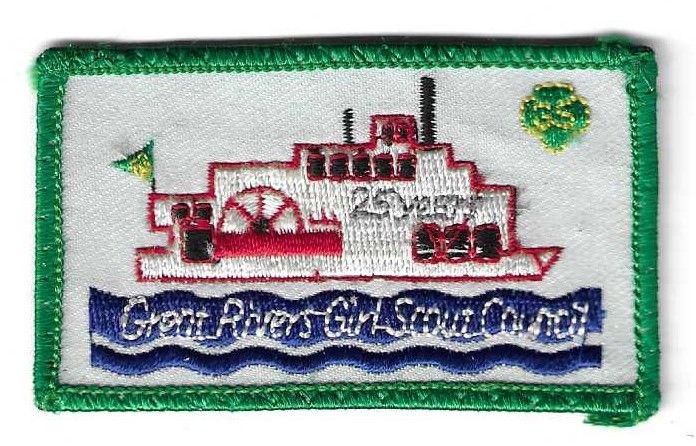 Great Rivers GSC 25th anniversary council patch (OH)