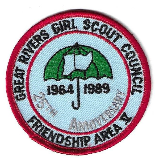 Great Rivers GSC 25th anniversary event council patch (OH)