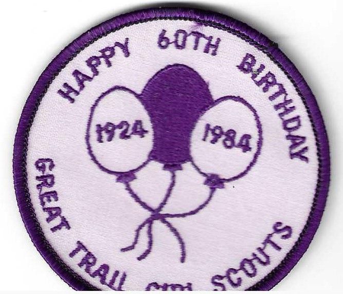 Great Trail (GS) 60th anniversary  council patch (OH)