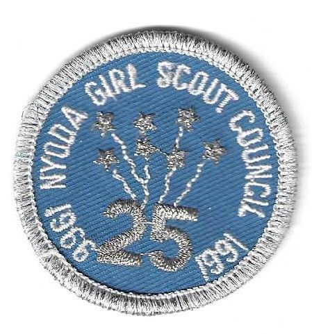 Nyoda GS 25th anniversary council patch (South Dakota)
