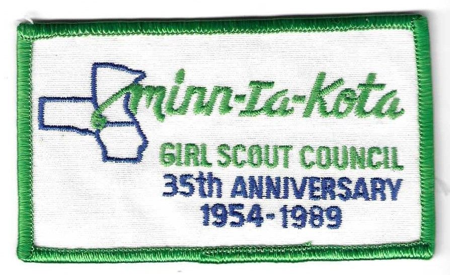 Minn-Ia-Kota (GS of) 35th anniversary council patch (South Dakota)