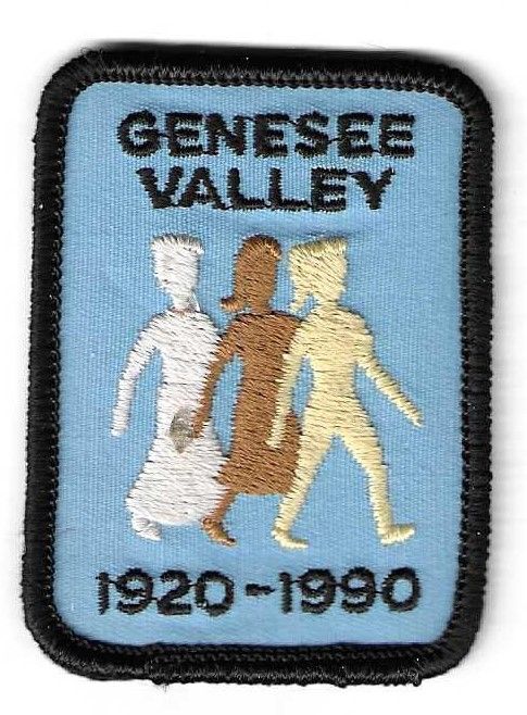 Genesee Valley GSC 70th anniversary Council patch (NY)