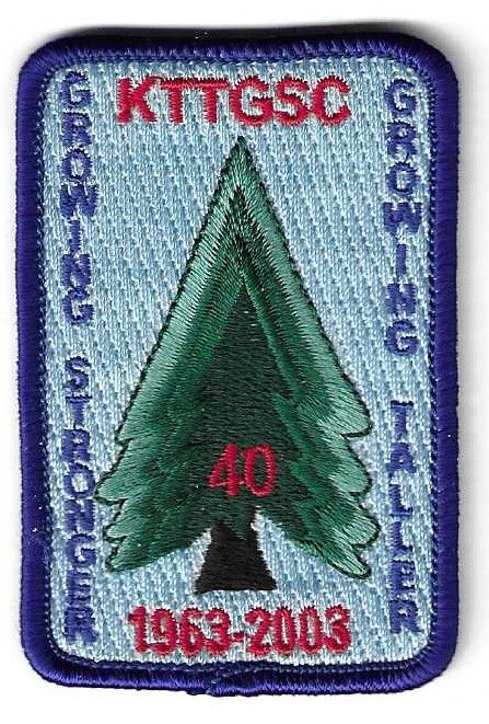 Keystone Tall Tree GSC 40th anniversary council patch (PA)