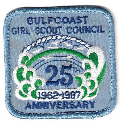 Gulfcoast GSC 25th anniversary council patch (FL)