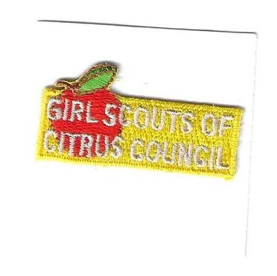 Citrus Council (GS of)  council patch (FL)