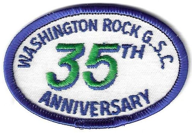 Washington Rock GSC 35th anniversary council patch (NJ)