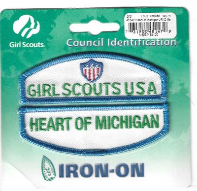 NIP Heart of Michigan Jr/C/S/A ID strip 1980-2013