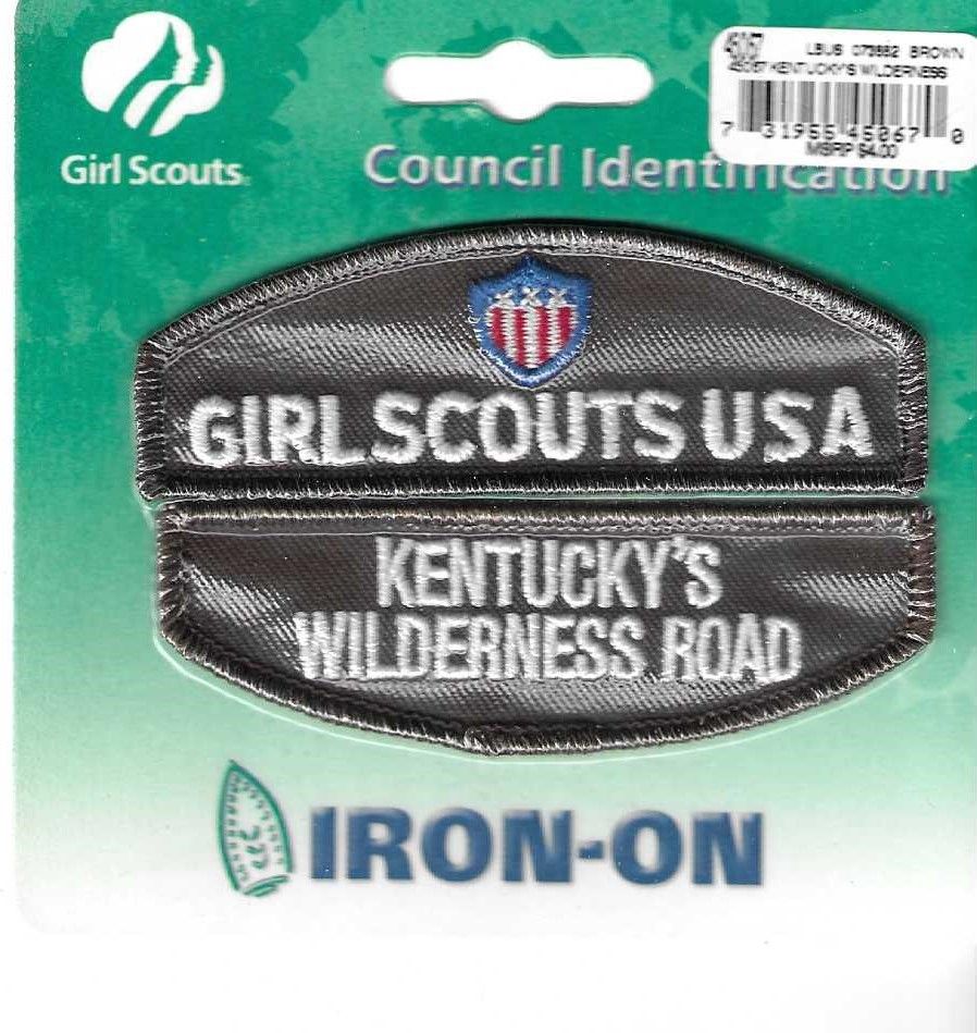 NIP Kentucky&#39;s Wildnerness Road Brownie ID strip 1980-2013